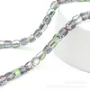 Cuentas de barril de 10 mm, cuentas de cristal electrochapado, cuentas de superficie cortada, accesorios de joyería para pulseras hechas a mano al por mayor de cristal