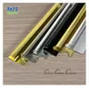 Fábrica de comercio exterior al por mayor, moldura de esquina para azulejo cerámico, moldura de borde de aleación de aluminio, moldura de borde metálico, tira decorativa de esquina de pared impermeable