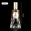 En stock al por mayor botella de vino espiral color degradado vidrio blanco cristal 500ml traje de botella de vino vacía
