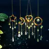 Pegador de Sol Pingente de Cristal Luz do Sol Arco-Íris Apanhador de Sonhos Decoração de Quarto Infantil Ornamento Pendurado no Teto do Jardim de Infância