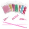 Empujador de cutícula de varilla de cristal de 9,5 cm, estilo moderno y simple, no daña las uñas, herramienta especial exfoliante para manicura para salones de uñas