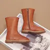 Botas Chelsea Estilo Britânico para Meninos Botas Martin Estilo Coreano para Crianças Lançamentos Outono 2026 Botas Individuais de Couro para Bebê