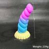 Masturbador femenino Jiuai, simulación de pene, tapón anal de silicona, consolador, juguete sexual, divertidos productos sexuales para adultos.
