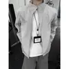 Jaqueta corta-vento softshell masculina de outono, desconstruída, gola alta, cinza claro, Cleanfit, curta