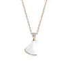 Colar de Saia Seiko Transfronteiriço Luxo Acessível Pérola Branca Feminino Ins Simples Moda Estiloso Elegante Corrente de Clavícula High-End