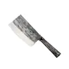Cuchillos de Hueso Grandes Forjados a Mano de 1.5 kg para Cortar Huesos de Oveja, Cuchillo para Huesos con Mango de Acero, Versión Comercial Engrosada Cuchillo para Huesos de Res, Cuchillo de Estilo Tradicional para Cortar Huesos Grandes