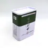 Fornecimento de Latas Retangulares Criativas de Folha de Flandres Latas de Embalagem para Pó de Ginseng Americano com Boca Termoencolhível e Fundo com Papel Rasgável Embalagem com Alta Qualidade e Preço Excelente