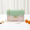 Sequined saco quadrado pequeno 2022novo saco de cadeia das meninas sacos de ombro uma peça de entrega comércio exterior bolsa feminina