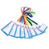 Funda de PVC Transparente de Doble Cara Portatarjetas Rígido Porta Tarjeta de Identificación B7 Tarjeta de Trabajo Tarjeta de Documento Correa para el Cuello Identificación de Empleado Venta al por Mayor en Stock