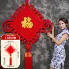 Nudo Chino Personalizado con Palabras de Bendición, Nudo de Terciopelo, Tejido a Mano para Entrada de Casa, Decoración de Pared de Fondo para Sala de Estar, Venta al por Mayor de Nudos Chinos