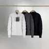 Chaqueta de algodón acolchada cálida con cuello alto para hombre chaqueta 5709