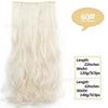 Peruca europeia e americana, peça de cabelo com intranet, cinco cartões, cabelo cacheado, sem costura, remendo de cabelo, cortina de cabelo, seda de alta temperatura, clipe de cabelo de uma peça