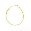 Europeu e Americano Mais Vendido Ins Estilo Frio Aço Titânio Ouro 18K Osso de Cobra Plano Pulseira Colar para Mulheres Moda Tendência Joias Atacado