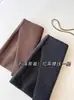 Elegante Falda Pantalón Corta de Lana Estilo Chanel Colgante Abierta Irregular Cintura Alta Línea A Otoño e Invierno Falda de Mujer