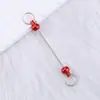 Llavero Creativo de Cuentas Hecho a Mano con Gradiente de Colores Colgante Accesorios Multicolor Opcional Bastón de Cuentas DIY Venta al por Mayor