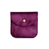 Bolsa de terciopelo personalizada con tapa abatible y broche de presión para joyería, bolsa de microfibra para joyería, bolsa de embalaje para almacenamiento de accesorios de anillos y collares