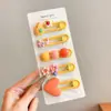 Pinzas para el pelo de colores dopamina para niños, lindas pinzas de pico de pato laterales para niñas pequeñas, pinzas para el pelo para flequillo y cabello suelto, BB clips, accesorios para el cabello
