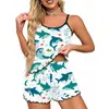 Europa Transfronteiriça temu Comércio Exterior 2026 Verão Seda de Leite Alça Espaguete Pijama Feminino Roupa de Casa Venda Direta da Fábrica Atacado