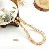 Acessórios para Joias DIY, Contas Quadradas com Furos Passantes, Contas Quadradas de Vidro, Acessórios de Cabelo, Presilhas de Cabelo, Acessórios para Roupas, Contas Quadradas Banhadas