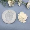 Flor de hibisco osmanthus flor de huevo clip de salida de aire de coche decoración piedra de expansión aromaterapia yeso molde de silicona