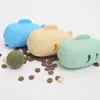 Juguete Popular para Mascotas Comida con Hierba Gatuna Fuga de Silicona Alimentador Exterior para Gatos Educativo de Silicona Comida Lenta Descompresión