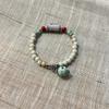 Novo estilo étnico chinês médio antigo pulseira vintage nicho retro exótico cerâmica pulseira de contas