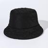 Gorra de Color Sólido para Mujer Nueva Versátil Otoño e Invierno Sombrero de Pescador Acolchado de Algodón Exportación de Comercio Exterior Comercio Electrónico Transfronterizo Sombrero de Cubeta Simple