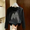 Camiseta de manga larga para niño 2026 modelo nuevo de otoño, manga larga algodón puro estampado de dibujos animados camiseta base para niños top