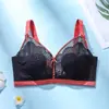 Encaje Látex Copas Orejas de Conejo Fino y Cómodo Mostrando Senos Grandes Sujetador Pequeño sin Aros Push-up Ajustable Lencería para Mujer 285
