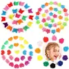 Ins Mini Pasador de Moño para Niños Pequeños Pinza Pequeña Pinza para el Cabello Pinza para el Cabello de Color Dulce Linda Accesorios para el Cabello