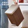 Nuevo Bote de Basura Popular con Tapa Presiona y Abre, Bote de Basura para Baño Cocina, Bote de Basura Doble Apertura para Hogar Inodoro