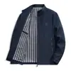 Chaqueta de hombre moda primavera 2023 nueva versátil guapo ropa de papá casual color liso cuello de béisbol abrigo moda