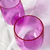 Taza de Plástico al por Mayor Personalizada Linda Simple Transparente Taza de Cerveza Taza de Vino Tinto Taza de Bebida de Jugo Taza de Estudiante