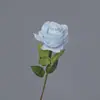 Flor Artificial de Rosa Individual Hogar Boda Día de San Valentín Regalo Arreglo Floral de Rosas Adornos Decoración Floral Suave Pantalla Interior