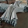 Codo Roscado Galvanizado Personalizado, Codo Grande de Acero al Carbono de 90 Grados con Curva Grande para Paso de Cables, Tubo Curvo de Gran Diámetro