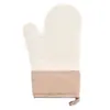 Amazon Luvas de Silicone Isolantes Off-White Algodão Espesso Luvas Anti-Queimadura Resistentes a Altas Temperaturas Luvas para Forno de Micro-ondas