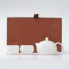 Juego de Té Kung Fu Olla Xishi de Jade Helado Un Juego Pequeño de Olla y Dos Tazas Tetera Cerámica Taza de Té Souvenir