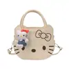 Bolso Cruzado de Cuadros Nuevo para Mujer con Diseño de Gato, Bolso de Mano de Dibujos Animados Estilo Ins, Estilo Lindo y Dulce, Bolso Cruzado Mini para Niños