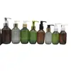 100ml1520 Marrón Verde Transparente Negro Botella Boston Aluminio Anodizado Bomba de Aceite Desmaquillante Botella Dispensadora de Loción Cosméticos