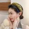 Aro de Cabelo Estilo Francês Torcido com Pressão Alta no Topo da Cabeça para Mulheres Outono e Inverno Lava Rosto Antiderrapante Aro de Cabelo 2023 Novo Grampo de Cabelo Acessório de Cabeça