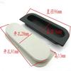 Cajonera de Plástico con Tres Cajones y Tirador Oculto Tirador Pequeño Tirador de Cajón Tirador Hebilla de Mueble Gris Negro