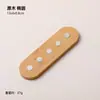 Base para Prática de Unhas Estilo Japonês, Suporte de Madeira Minimalista para Unhas, Apoio de Dedo Metálico, Suporte para Pontas de Unha, Ferramentas para Unhas no Atacado
