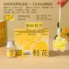 Caixa de Presente com Cabide de Gesso Aromático de Osmanthus Rico para Guarda-Roupa Doméstico, Ornamento Difusor Interno, Incenso de Longa Duração, Pedra Difusora para Carro, Presente
