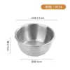 Molheira de Aço Inoxidável 304 Prato Coreano para Churrasco Kimchi Prato para Fondue Prato Ocidental para Molho Dourado Prato Redondo para Condimentos Outdoor