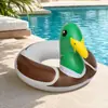 Flotador Inflable de Pato Mallard de PVC 127CM para Adultos y Niños, Flotador para Juegos Acuáticos en Piscinas y Playas, Venta al por Mayor de Fabricante
