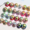 Parches Ovalados de Resina con Partículas de Concha Triturada Iridiscente Degradada Materiales para Pendientes y Accesorios para el Cabello Hechos a Mano DIY Venta al por Mayor