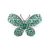 Nova Broche Borboleta de Zircônia Microincrustada Quatro Cores Luz Luxo Elegante Clássico Versátil Acessório de Alfinete de Inseto para Homens e Mulheres