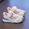 Sapatos de Menina Tênis Primavera e Outono Malha Estilo Popular 2026 Novo Estiloso Versátil Sapatos Infantis Forrest Gump Sapatos de Bebê