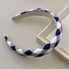Diadema de Estilo Fresco de Lujo Ligero, Diseño de Esponja Fina, Accesorio para el Cabello de Gama Alta, Diadema de Colores para Mujeres, Venta al por Mayor, Diadema de Corona Alta para Lavarse la Cara