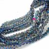 Bolas de flores de 10 mm, cuentas sueltas de cristal de hortensia, cuentas de cristal brillantes, accesorios de joyería hechos a mano para pulseras y collares.
